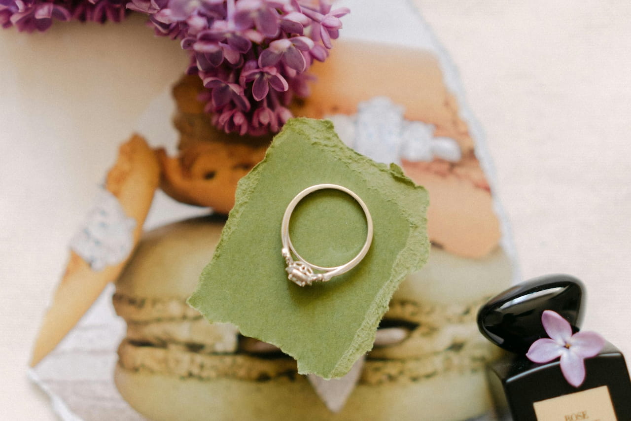 Three stone ring to celebrate the love that brought you together, your present, and your future