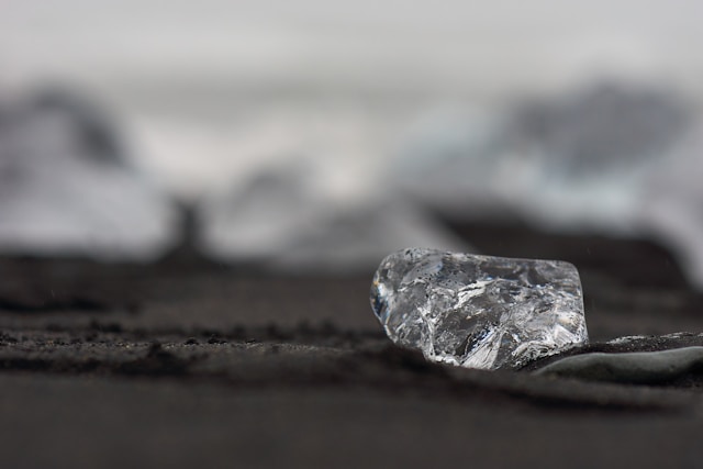 a natural diamond in the rough