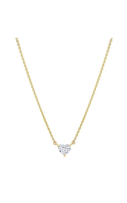 Heart Lab-Grown Diamond Solitaire Necklace