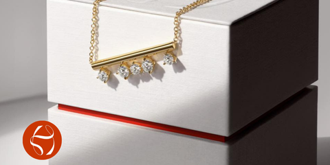 Hearts on Fire Valentine's Day Hearts on Fire Valentine's Day image featuring a necklace on a white box