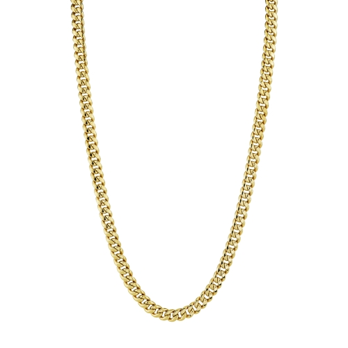 A simple but stylish yellow gold chain necklace, available at Rogers Jewelry Co.