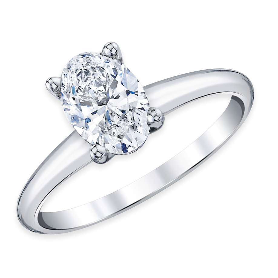 Oval Diamond Engagement Ring Oval Diamond Engagement Ring